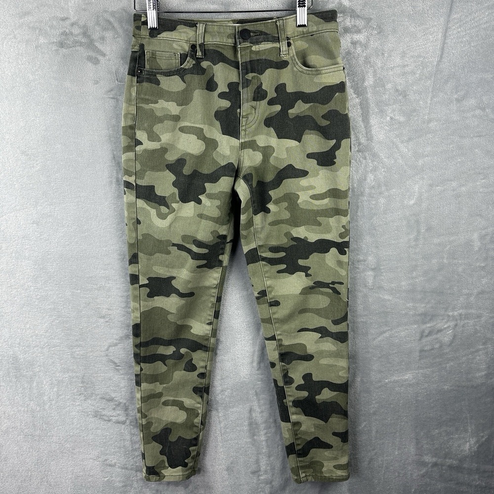 nili lotan womens‎ pants size 4 green camo (28x26)
